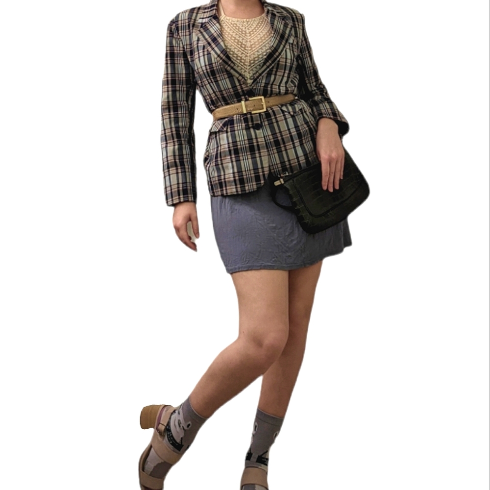 Vintage Elmbrook Plaid Blazer